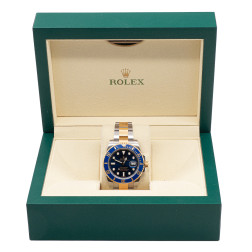 Montre Submariner 41 mm Acier et or